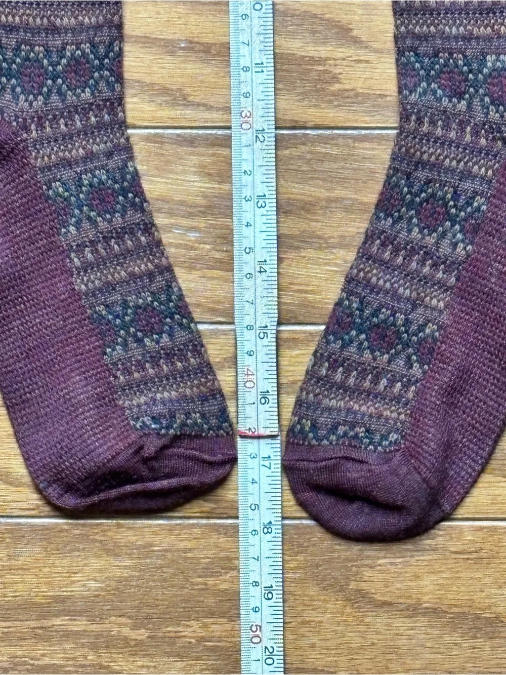 Fair Isle Knee High Boot Socks